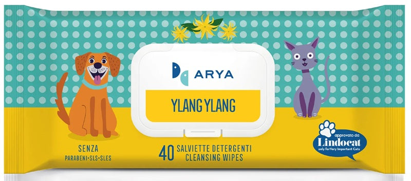 ARYA SALVIETTE DETERGENTI YLANG YLANG 40 PZ.