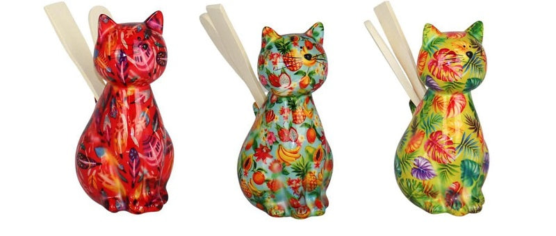 PORTA UTENSILI DA CUCINA GATTO "CARAMEL"