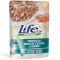 LIFE CAT NATURAL BUSTA TONNETTO CON MERLUZZO D'ALASKA & SALMONE 70 GR.