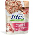 LIFE CAT NATURAL BUSTA POLLO CON PROSCIUTTO 70 GR.