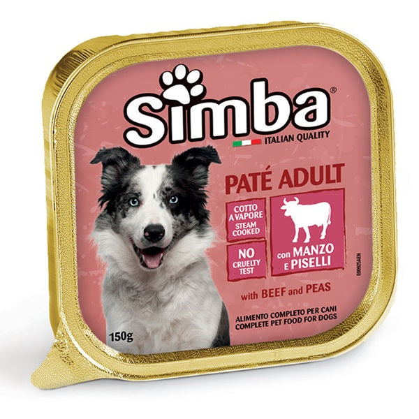 SIMBA PATE' CON MANZO & PISELLI 150 GR.