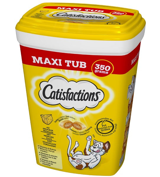 CATISFACTION SNACK FORMAGGIO MAXI TUB 350 GR.