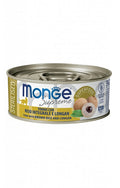 MONGE SUPREME STERILISED TONNO, RISO INTEGRALE & LONGAN 80 GR.