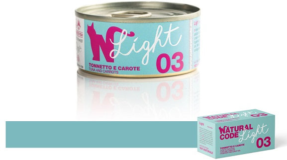 NATURAL CODE LIGHT 03 TONNETTO & CAROTE 70 GR.