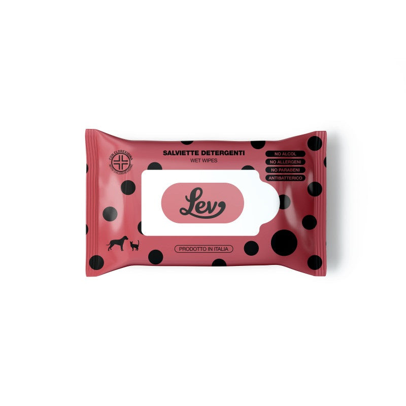 LEV SALVIETTE DETERGENTI CON CLOREXIDINA 40 PZ.