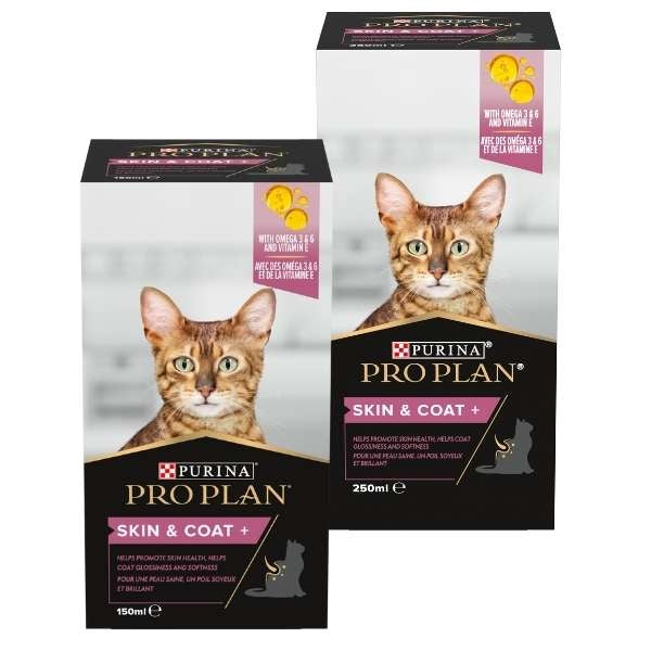 PURINA PRO PLAN SUPPLEMENT CAT SKIN & COAT+ 150 ML.