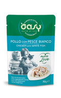 OASY MORE LOVE BRODO DI COTTURA POLLO & PESCE BIANCO 70 GR.