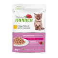 NATURAL TRAINER CAT KITTEN POLLO FRESCO SALSA 85 GR.