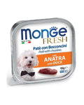 MONGE FRESH PATE' E BOCCONCINI CON ANATRA 100 GR.