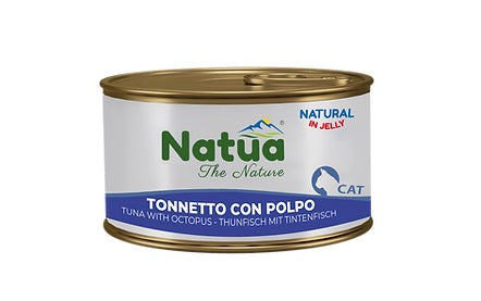 NATUA CAT NATURAL TONNETTO & POLPO 85 GR.