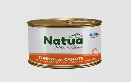 NATUA CAT NATURAL BROTH TONNO & CAROTE 85 GR.