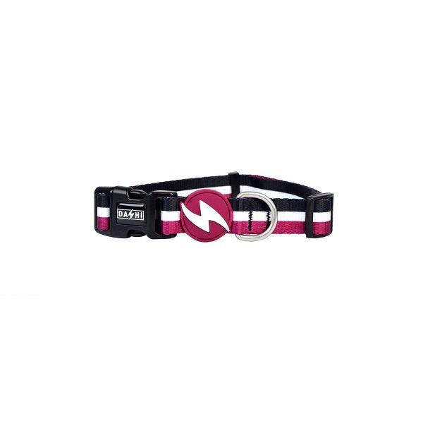 DASHI COLLARE STRIPES3 PURPLE & BLACK TG. MEDIUM