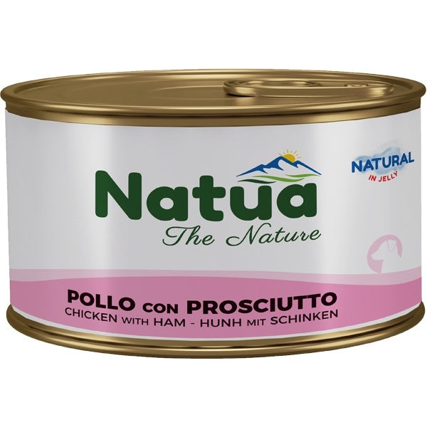 NATUA DOG NATURAL POLLO & PROSCIUTTO 150 GR.