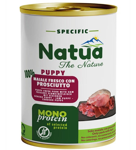 NATUA DOG SPECIFIC PUPPY PROSCIUTTO 400 GR.