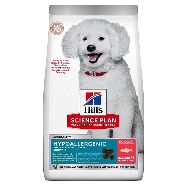 HILL'S SCIENCE PLAN CANINE ADULT MEDIUM HYPOALLERGENIC SALMONE 2,5 KG.