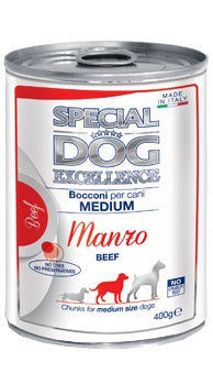 SPECIAL DOG EXCELLENCE MEDIUM BOCCONI CON MANZO 400 GR.