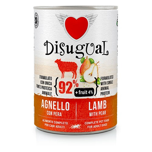DISUGUAL DOG FRUIT ADULT AGNELLO & PERA 150 GR.