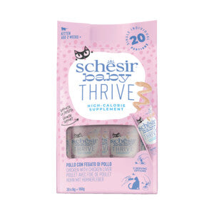 SCHESIR BABY THRIVE POLLO & FEGATO DI POLLO 8 GR. / 20 PZ.