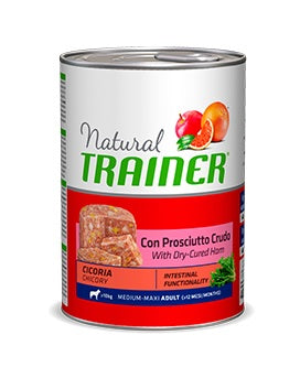 NATURAL TRAINER MEDIUM ADULT PROSCIUTTO CRUDO & RISO 400 GR.