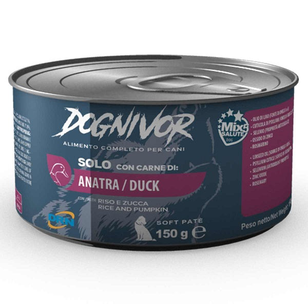DOGNIVOR ADULT ANATRA, RISO & ZUCCA 150 GR.