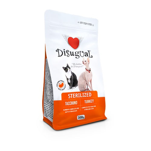 DISUGUAL CAT STERILIZED TACCHINO 300 GR.