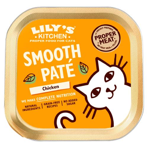 LILY'S KITCHEN CAT SMOOTH PATE' ADULT POLLO 85 GR.