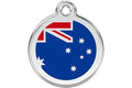 REDDINGO MEDAGLIETTA CON INCISIONE MOD: BANDIERA AUSTRALIA