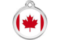 REDDINGO MEDAGLIETTA CON INCISIONE MOD: BANDIERA CANADA
