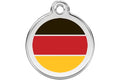REDDINGO MEDAGLIETTA CON INCISIONE MOD: BANDIERA GERMANIA