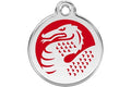 REDDINGO MEDAGLIETTA CON INCISIONE MOD: DRAGO ROSSO