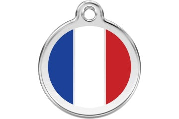 REDDINGO MEDAGLIETTA CON INCISIONE MOD: BANDIERA FRANCIA