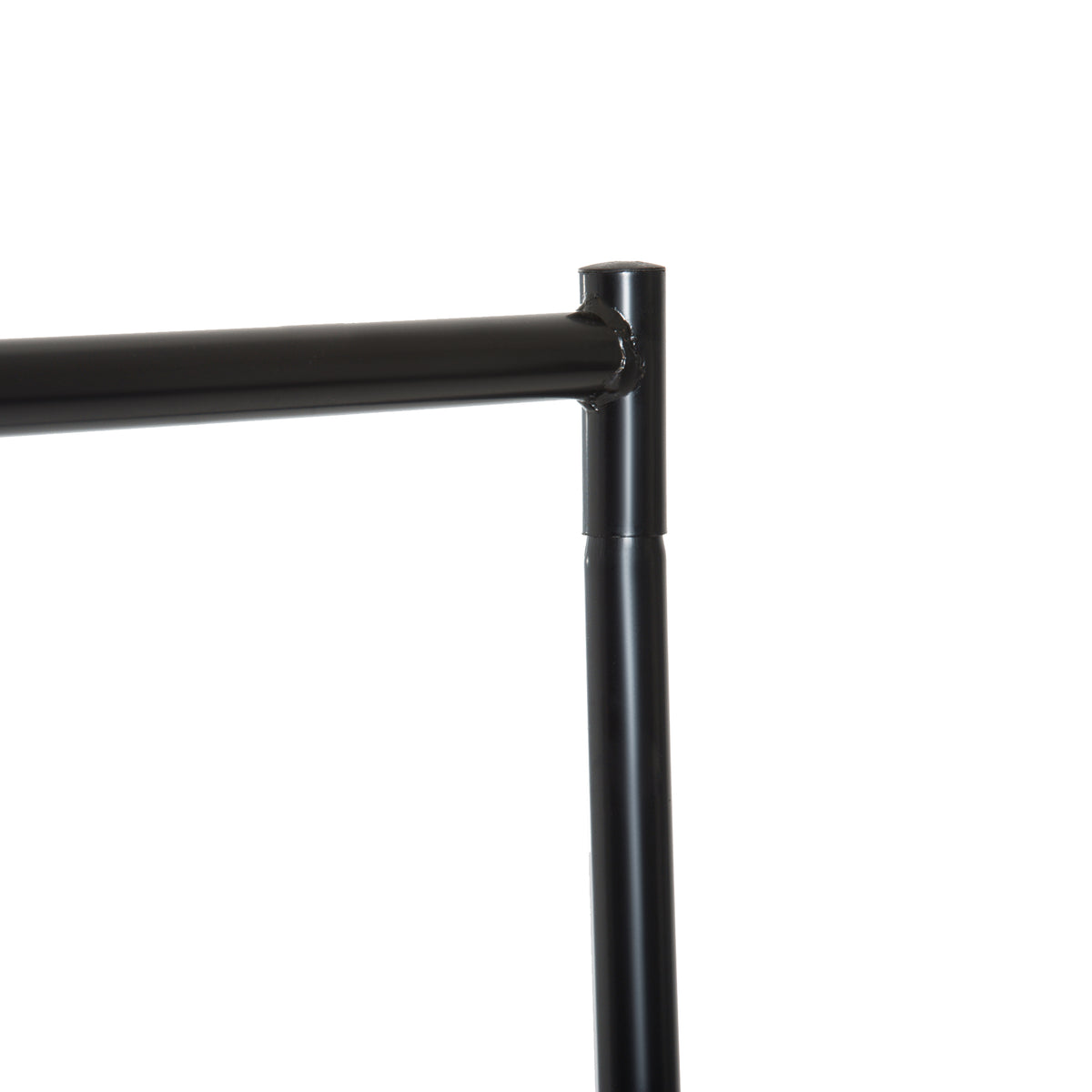 Portant à Vêtements avec Roulettes Tringle a Vêtement solide Charge 140 Kg 150 x 60 x 170 cm Porte-Manteau en acier noir-7