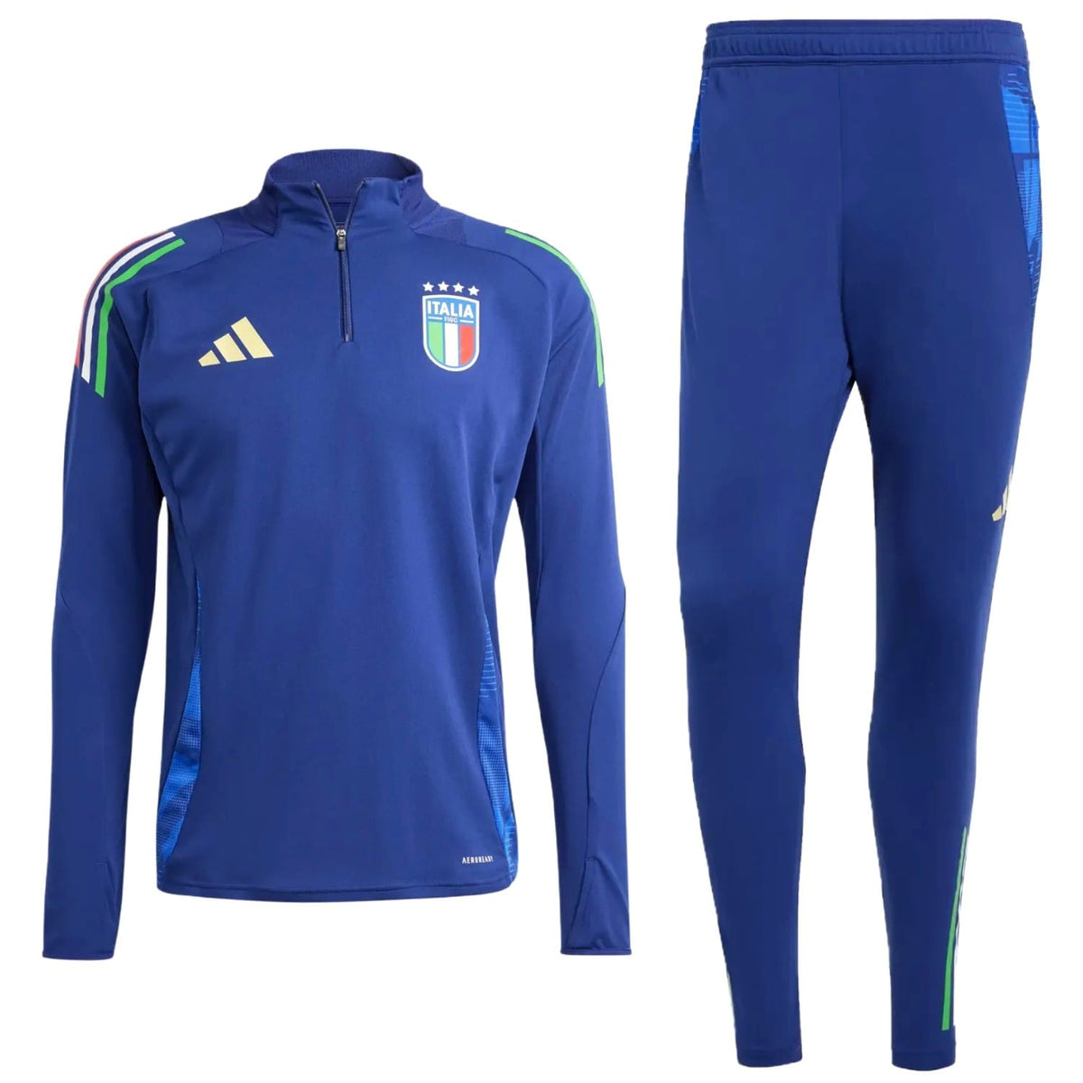 Italy navy training technical Soccer tracksuit 2024/25 - Adidas-0