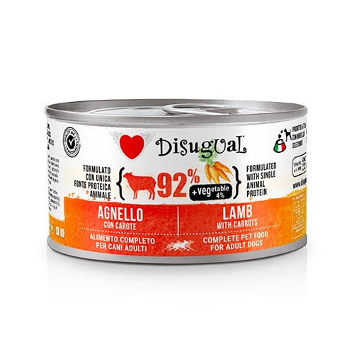 DISUGUAL DOG VEGETABLE AGNELLO & CAROTE 150 GR.