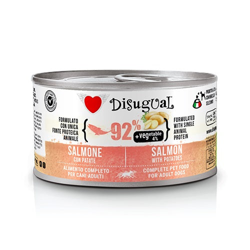 DISUGUAL DOG VEGETABLE SALMONE & PATATE 150 GR.