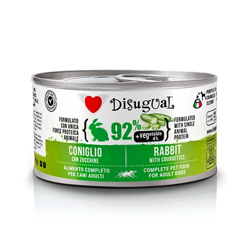 DISUGUAL DOG VEGETABLE CONIGLIO & ZUCCHINE 150 GR.