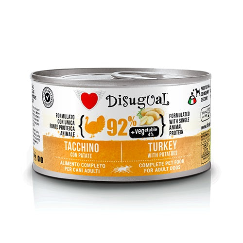 DISUGUAL DOG VEGETABLE TACCHINO & PATATE 150 GR.