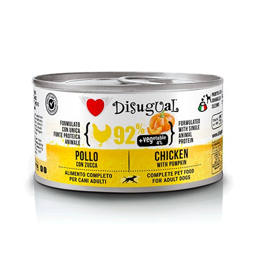 DISUGUAL DOG VEGETABLE POLLO & ZUCCA 150 GR.