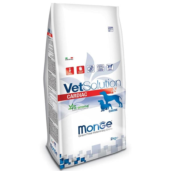 *MONGE VETSOLUTION DOG CARDIAC 2 KG.