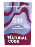 NATURAL CODE C10 COMPLETO TONNO & PROSCIUTTO 70 GR.