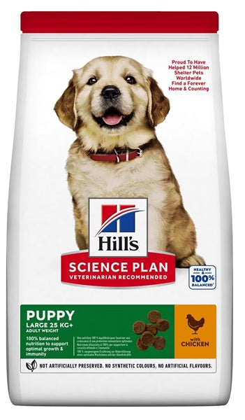 HILL'S SCIENCE PLAN CANINE PUPPY LARGE BREED POLLO 12 KG.