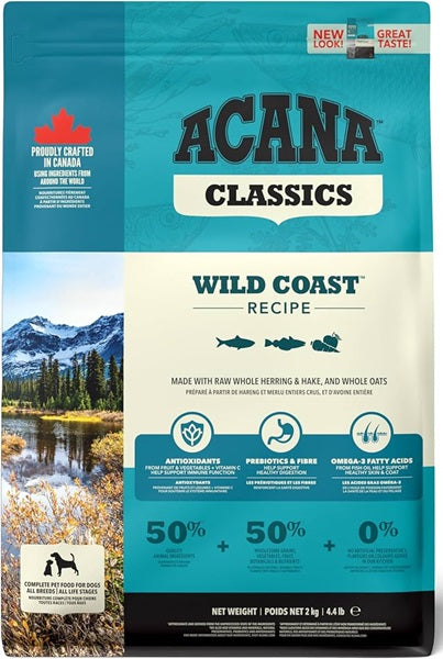 ACANA DOG CLASSICS WILD COAST 9,7 KG.