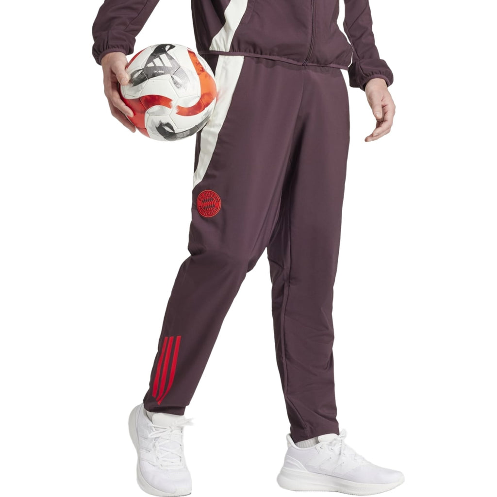 Bayern Munich dark red presentation Soccer tracksuit 2024/25 - Adidas-1