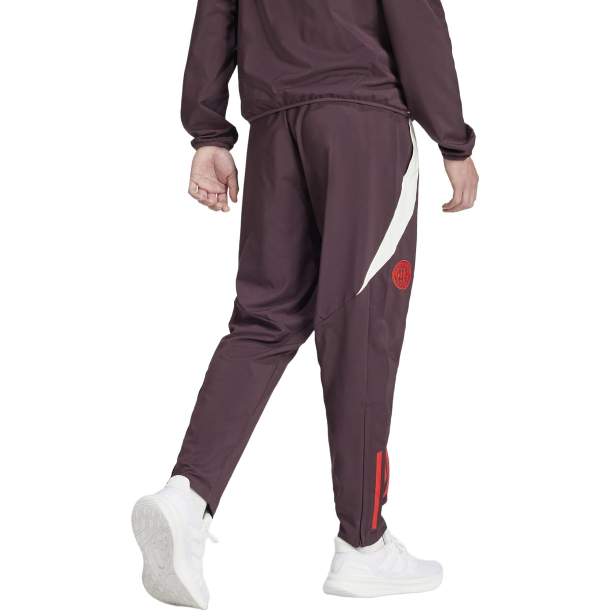 Bayern Munich dark red presentation Soccer tracksuit 2024/25 - Adidas-4