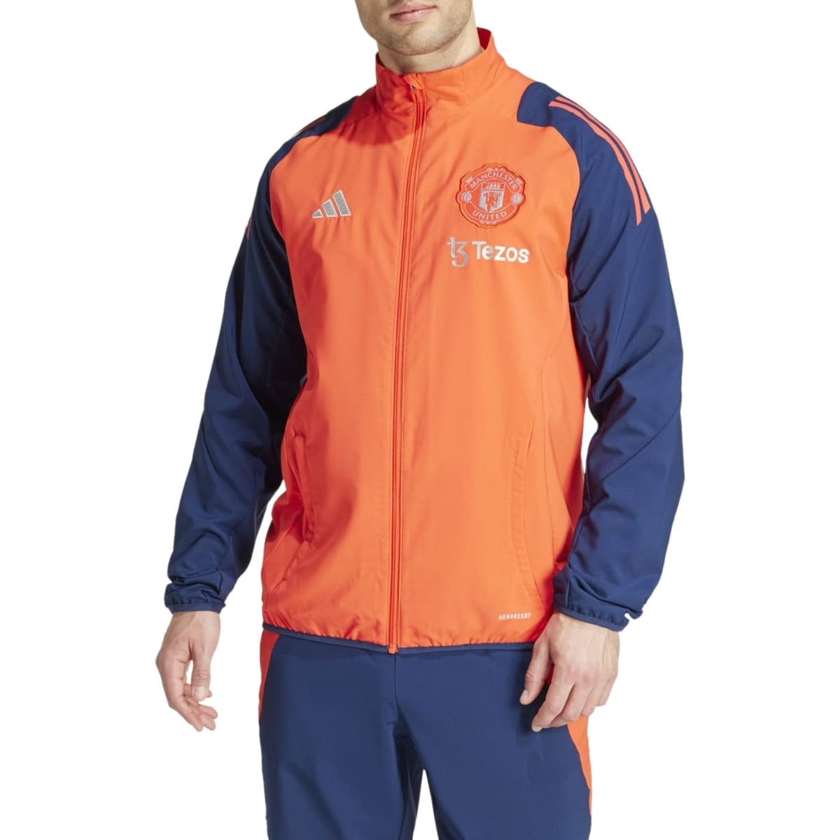 Manchester United presentation Soccer tracksuit 2024/25 - Adidas-0