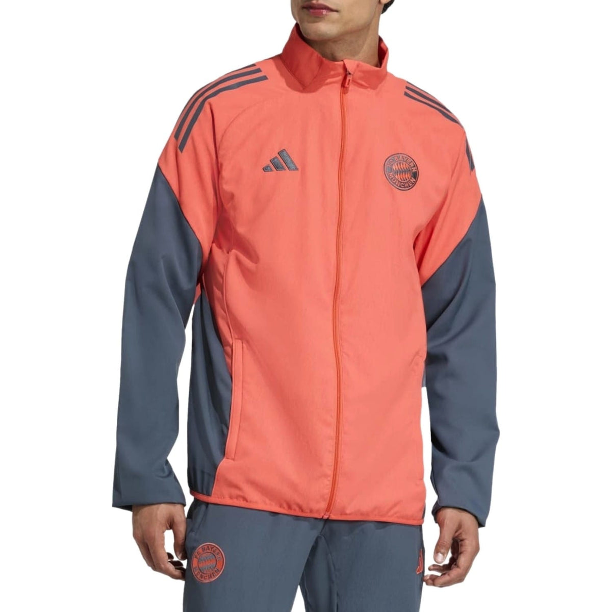 Bayern Munich presentation Soccer tracksuit 2025/26 - Adidas-0