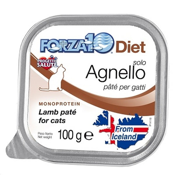 FORZA 10 DIET CAT SOLO AGNELLO 100 GR.