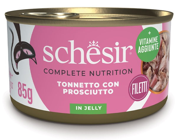SCHESIR COMPLETE NUTRITION JELLY TONNETTO CON PROSCIUTTO 85 GR.