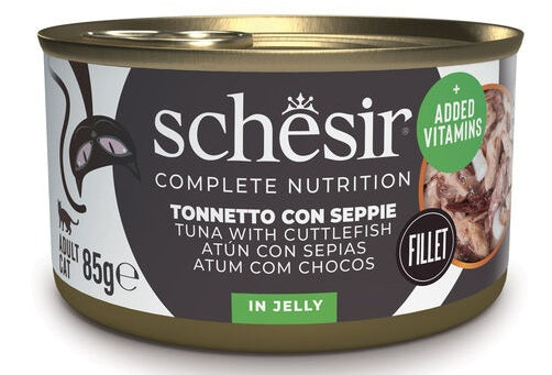 SCHESIR COMPLETE NUTRITION JELLY TONNETTO CON SEPPIE 85 GR.