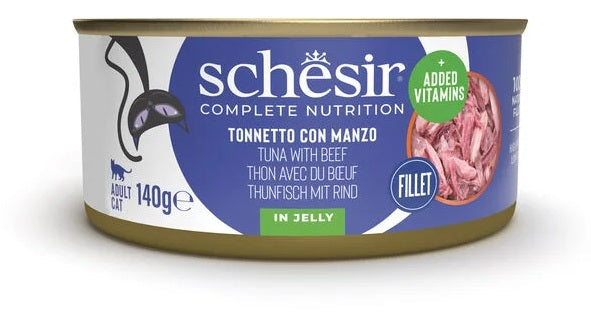 SCHESIR COMPLETE NUTRITION JELLY TONNETTO CON MANZO 140 GR.